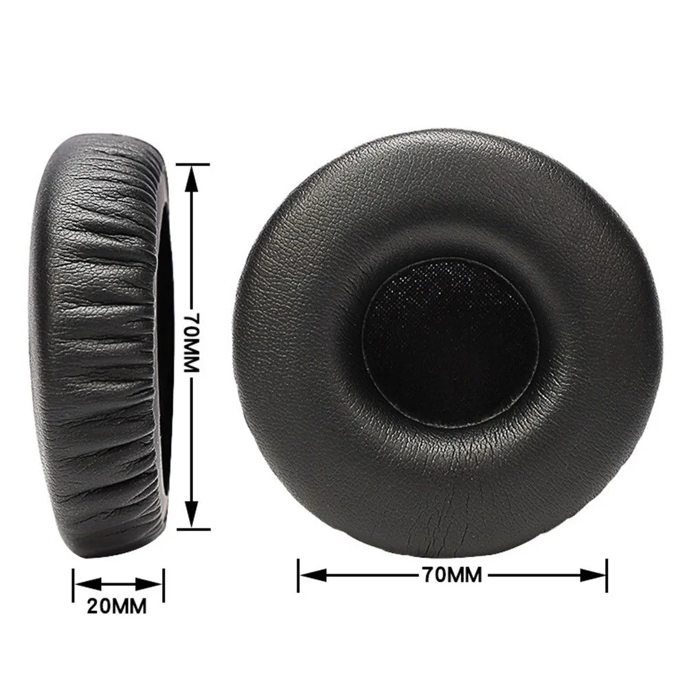 1 Pair Jabra Revo on-ear leather earpads - Black