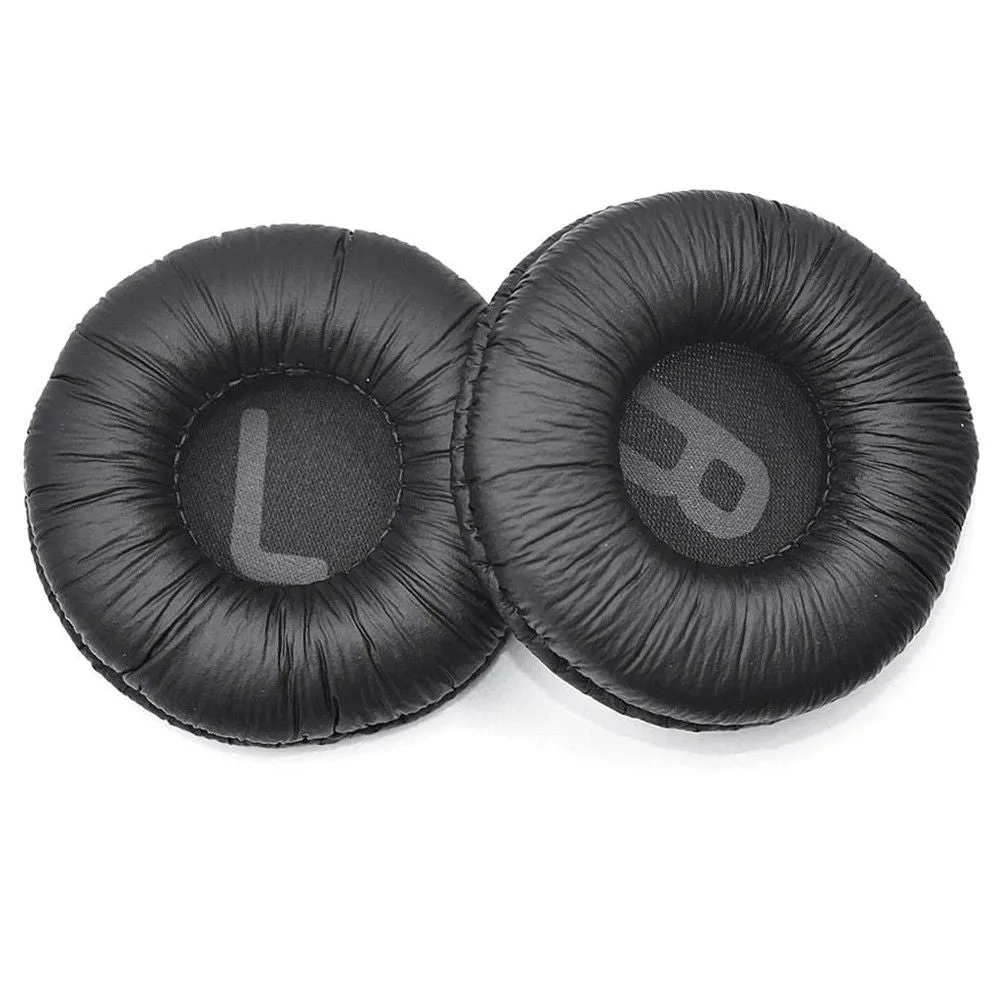 1 Pair Jabra Revo wrinkled leather earpads - Black