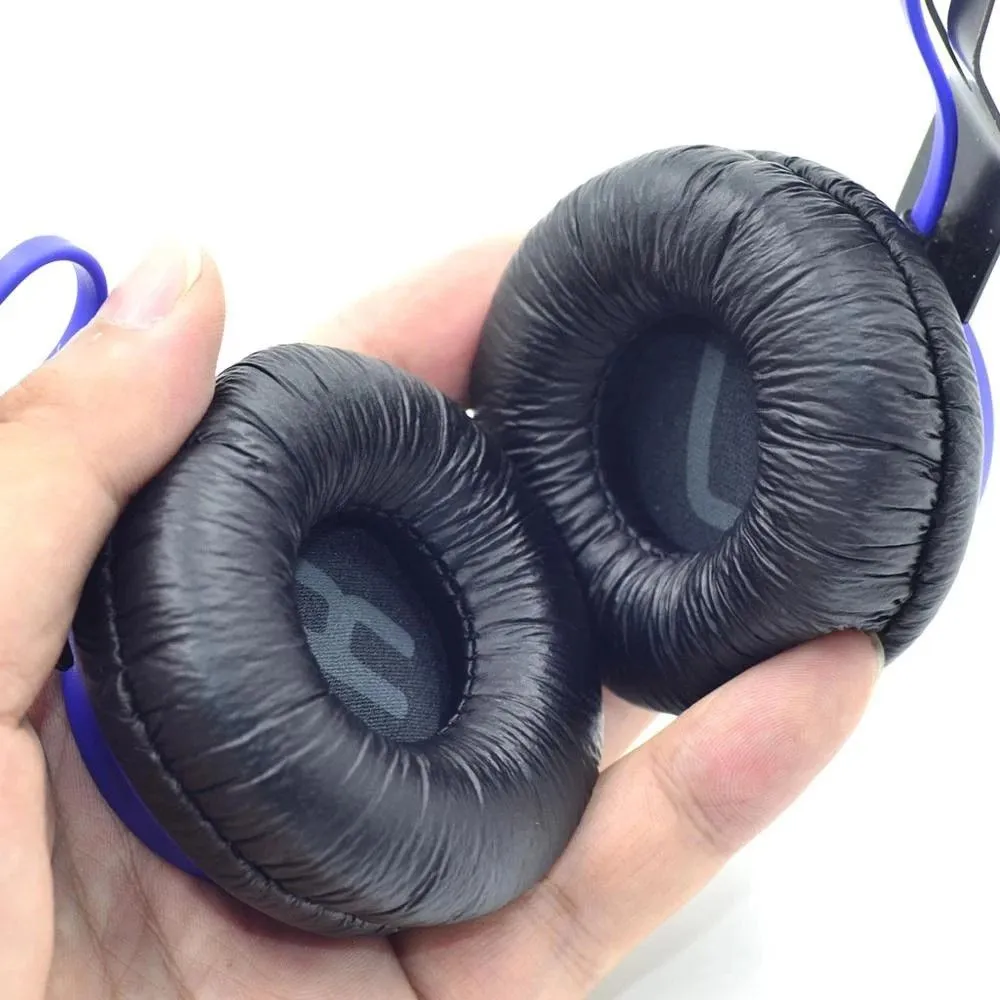 1 Pair Jabra Revo wrinkled leather earpads - Black