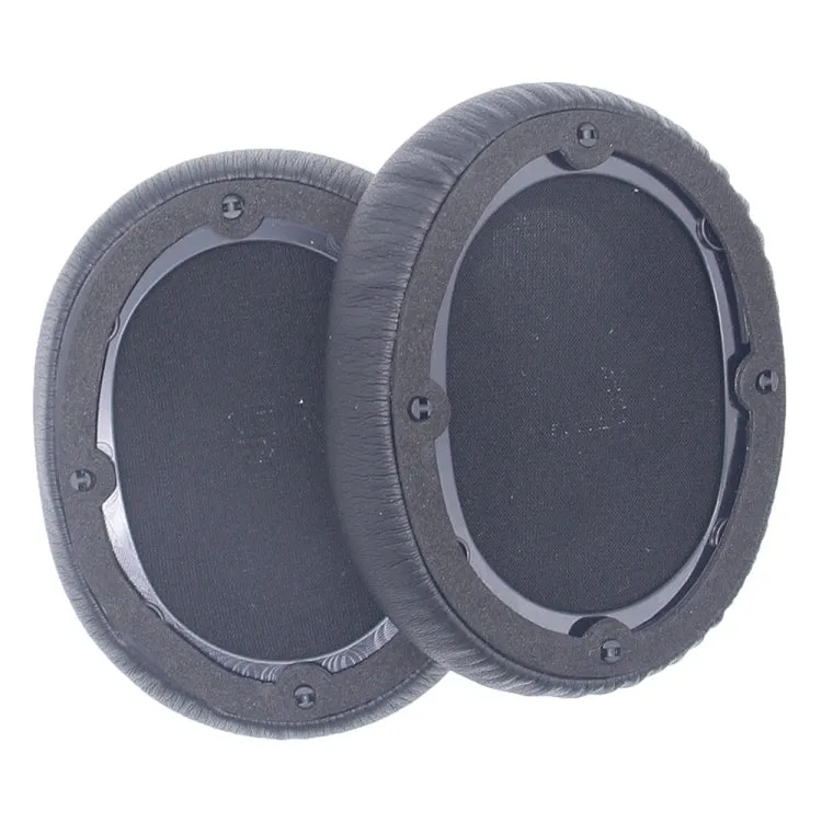 1pair For Edifier W860NB Earmuff Replacement Headphone Foam Earpad Leather Case(Black)