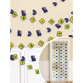Australia String Decorations 6pk