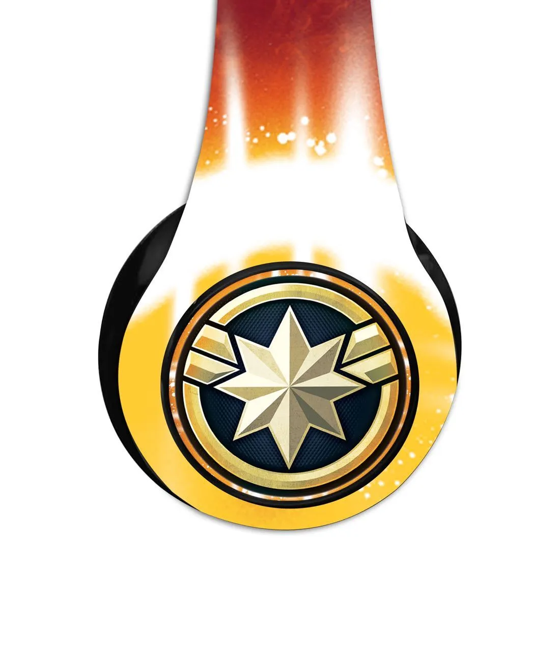Avengers Endgame : Fiesty Captain Marvel Wireless Headphones by Macmerise