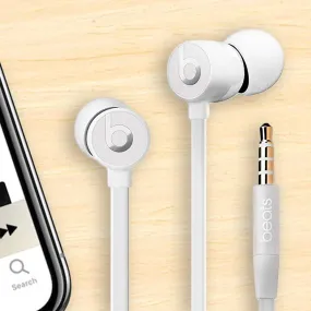 Beats by Dr. Dre White UrBeats3 MQFV2LL/A 3.5mm Connector Wired Earphones (Refurbished)