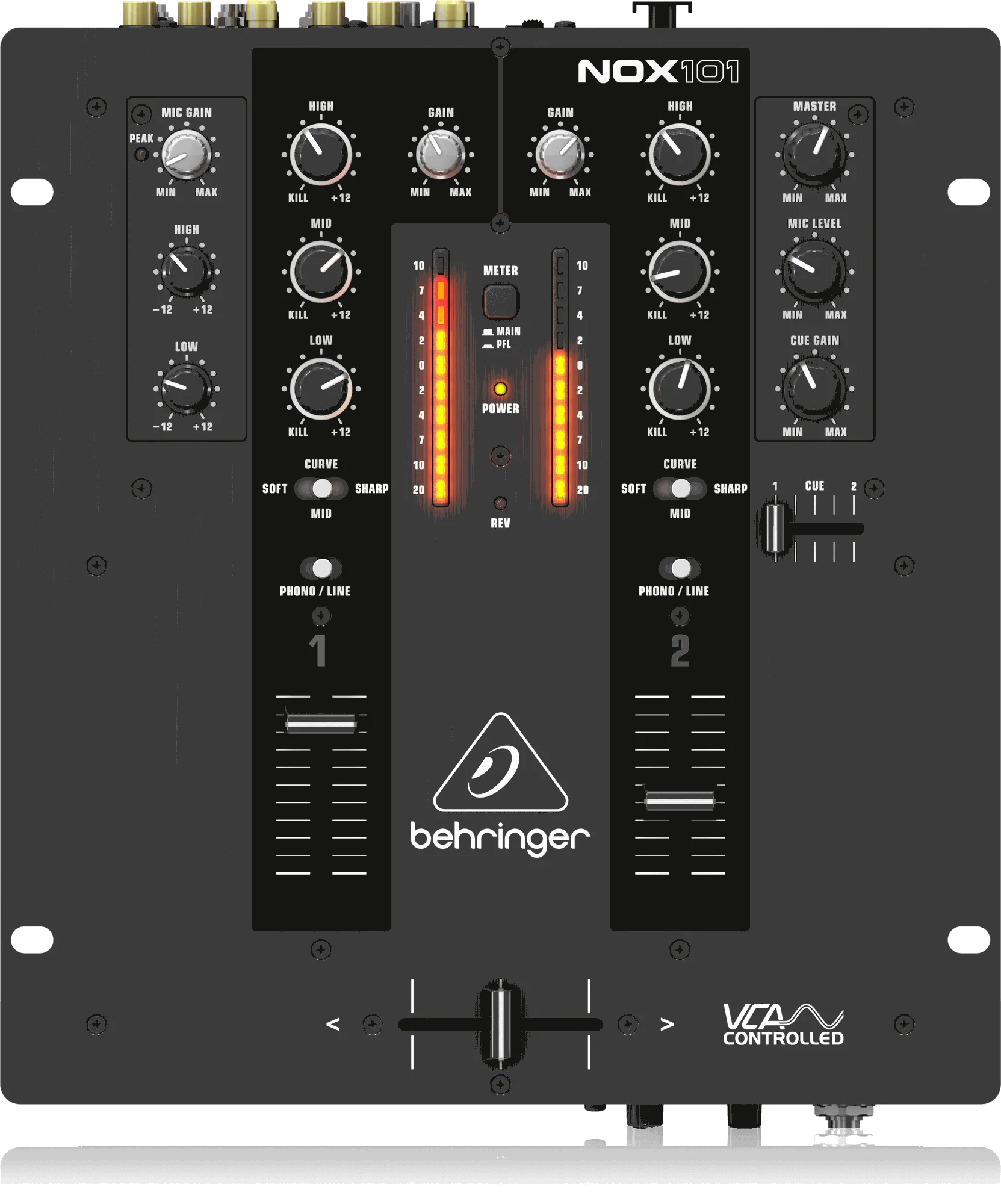 Behringer Pro Mixer NOX101 2-channel DJ Mixer
