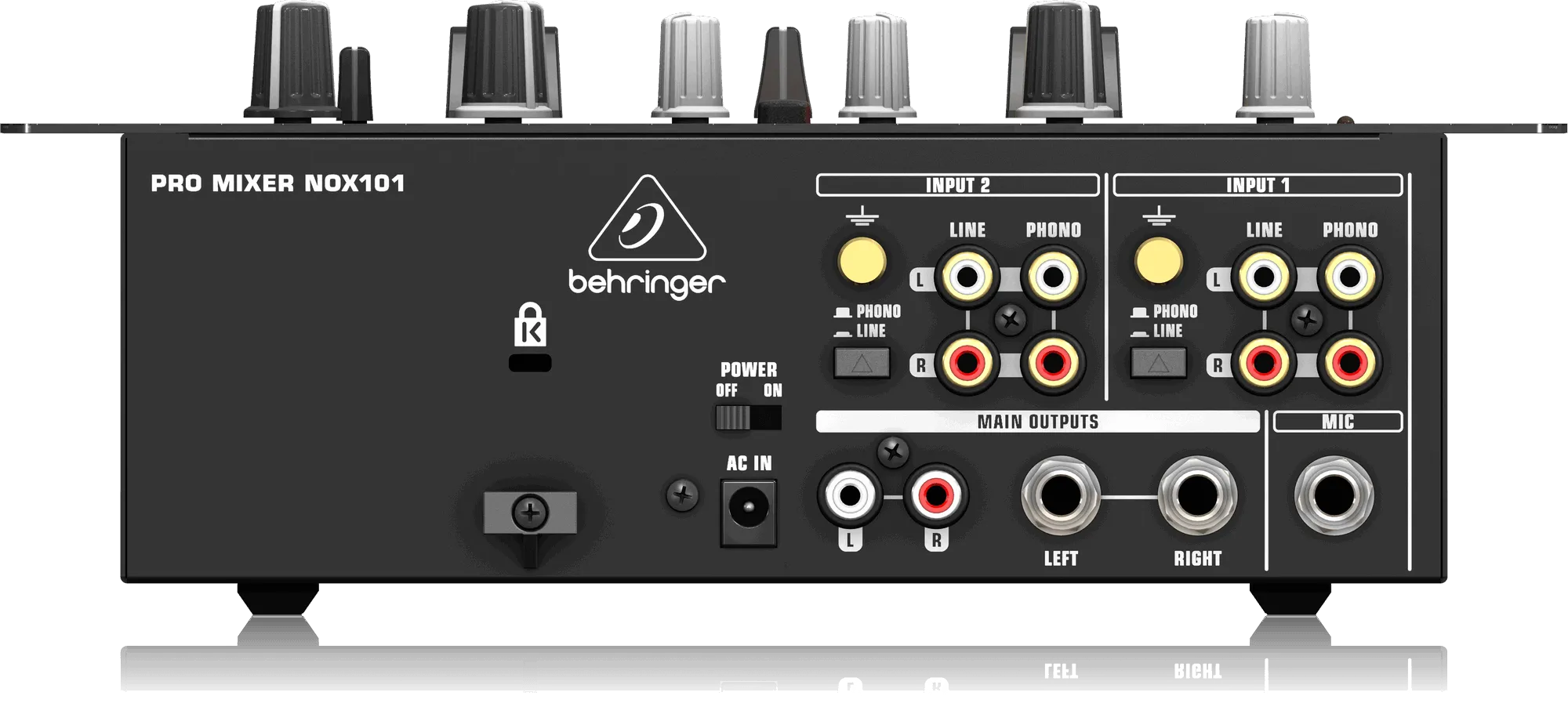 Behringer Pro Mixer NOX101 2-channel DJ Mixer