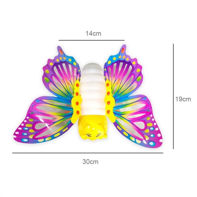 Butterfly Battery Toy with Flapping Wings for Small Children, 3  Years - Yellow