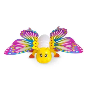 Butterfly Battery Toy with Flapping Wings for Small Children, 3  Years - Yellow