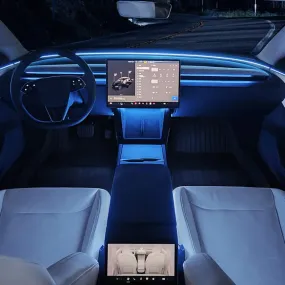 Custom-Fit Ambient Neon Light for 2024  Model 3 Highland
