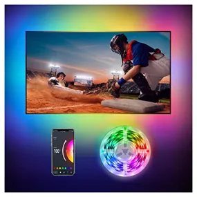 DAYBETTER Led Lights for TV, 9.8FT TV Led Backlight, Led TV Lights for 32-60inch TV, USB Led Strip Lights for TV Lights that Change with TV, Bluetooth APP Control, TV Led Lights for Bedroom(No Remote)