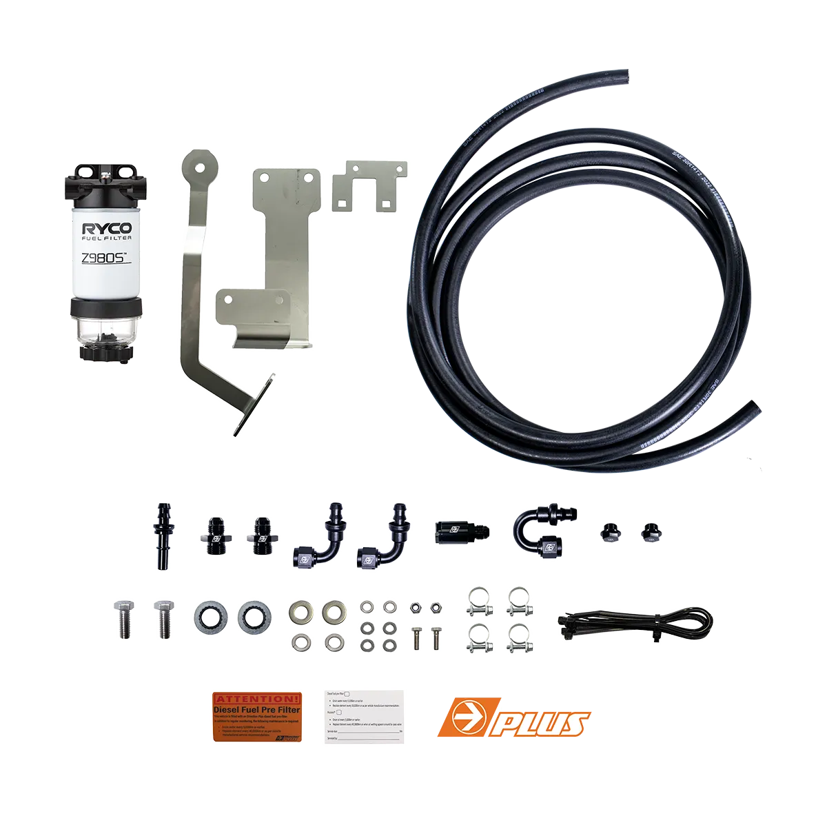 Direction Plus™ Ryco Pre-Filter Kit for Next-Gen Ford Ranger / Everest & VW Amarok 4cyl & 6 cyl - RC671DPK