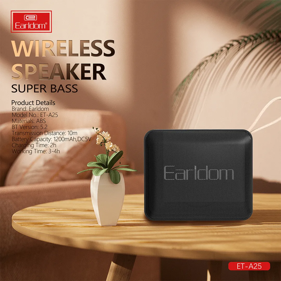 Earldom Super Bass Wireless Speaker