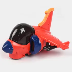 Electric Plane With Light & Music For Kids