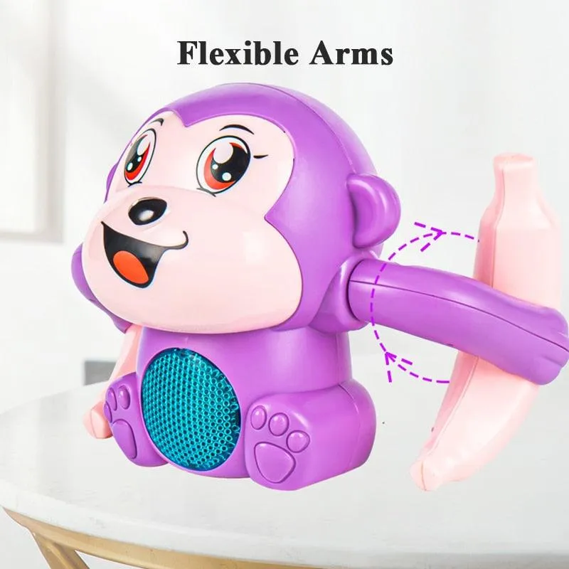 Electronic Tumbling Monkey with Light Music