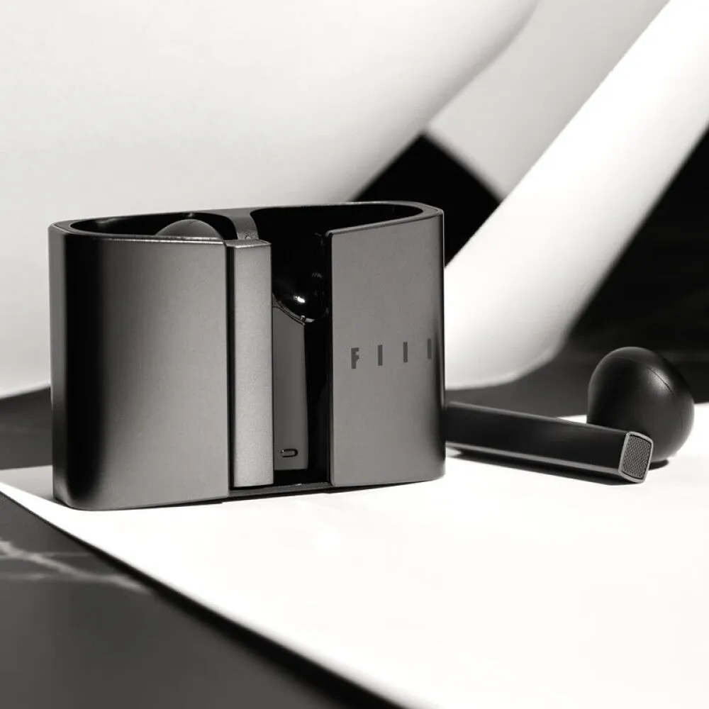 FIIL CC Pro2 Wireless Headphones with Active Noise Canceling, Black