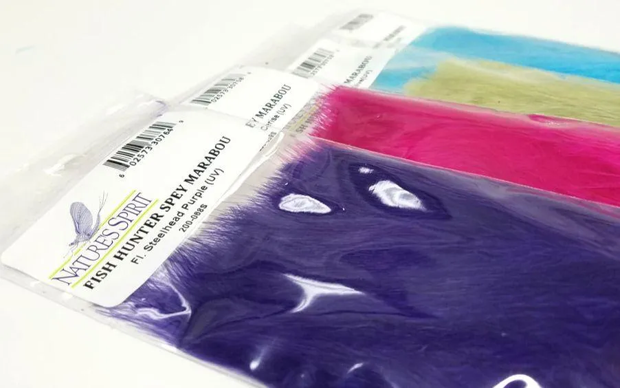 Fish Hunter Blood Quill Spey Marabou Master Pack