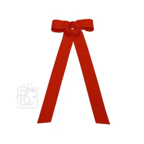 Flat Bow w/ 7" Streamers- Red