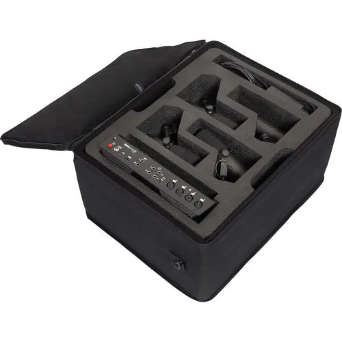 Gator GL-RODECASTER4 Lightweight Case for Rodecaster Pro, Four Headphones & Four Mics