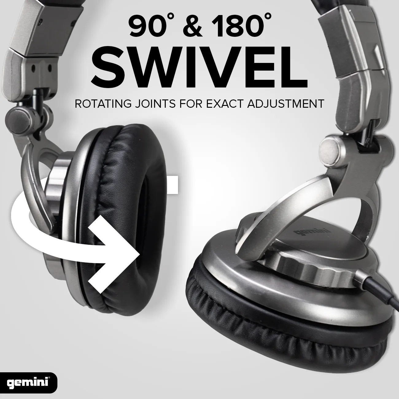 Gemini DJX-500 Professional DJ Headphones