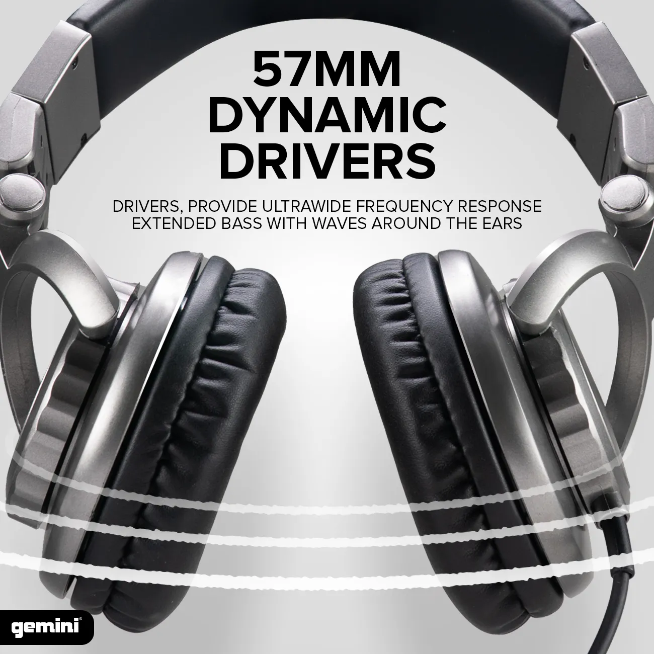 Gemini DJX-500 Professional DJ Headphones