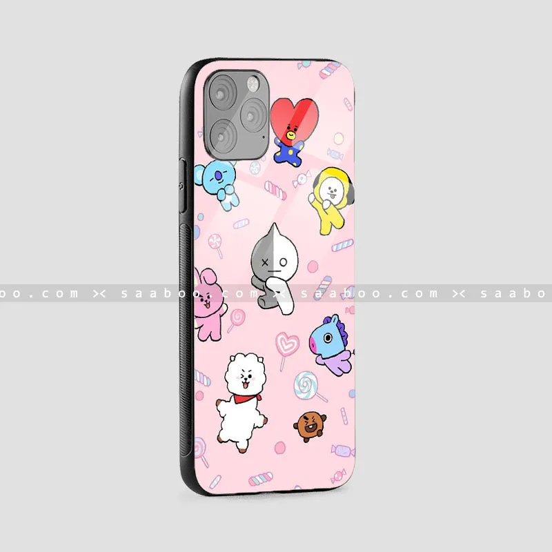 Glass Case With BTS Design