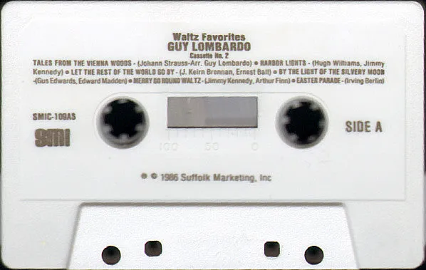 Guy Lombardo - Waltz Favorites Cassette No. 2 (Cass, Comp) (VG )