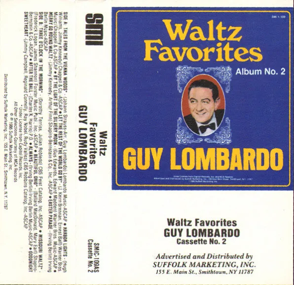 Guy Lombardo - Waltz Favorites Cassette No. 2 (Cass, Comp) (VG )