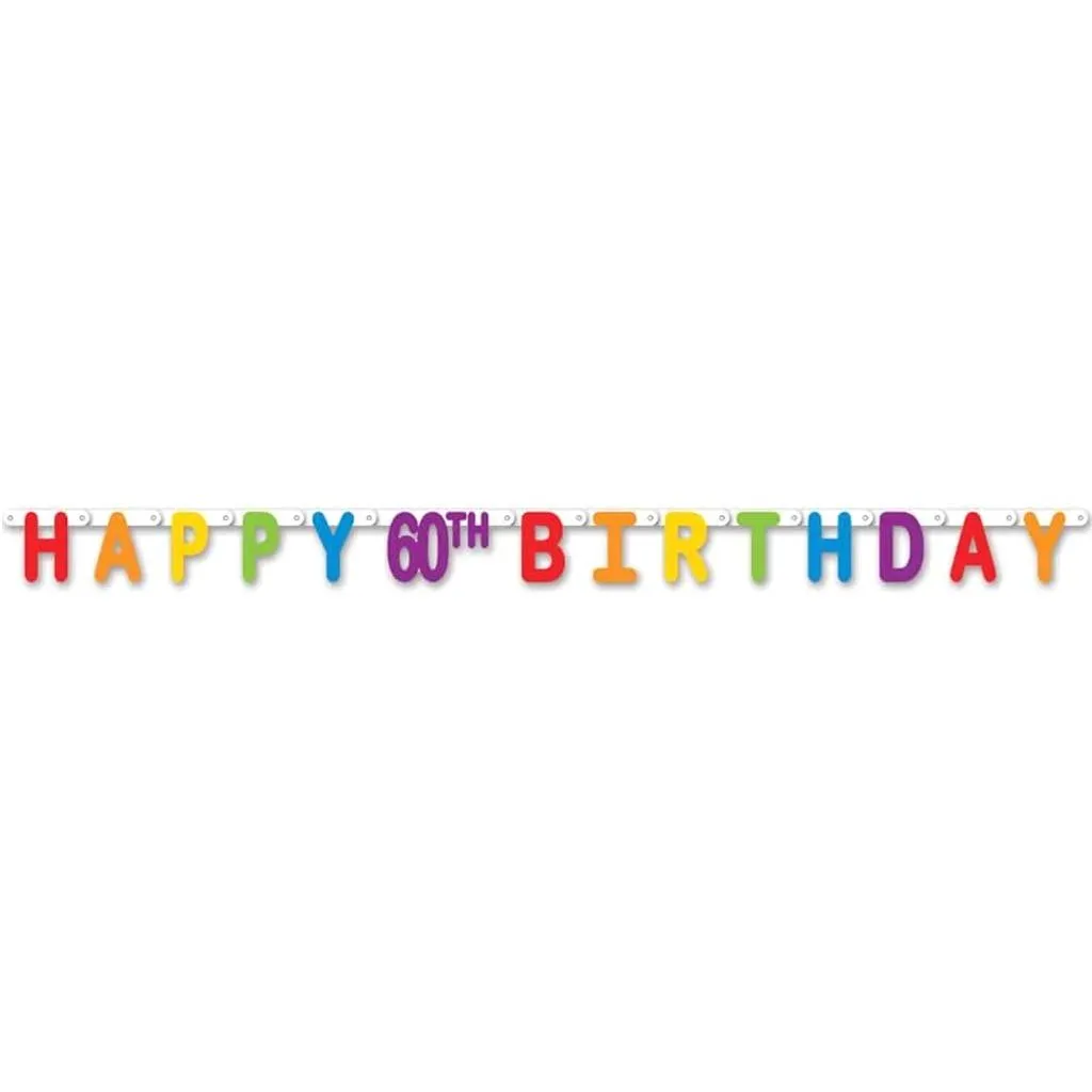 Happy 60th Birthday Streamer