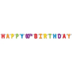 Happy 60th Birthday Streamer
