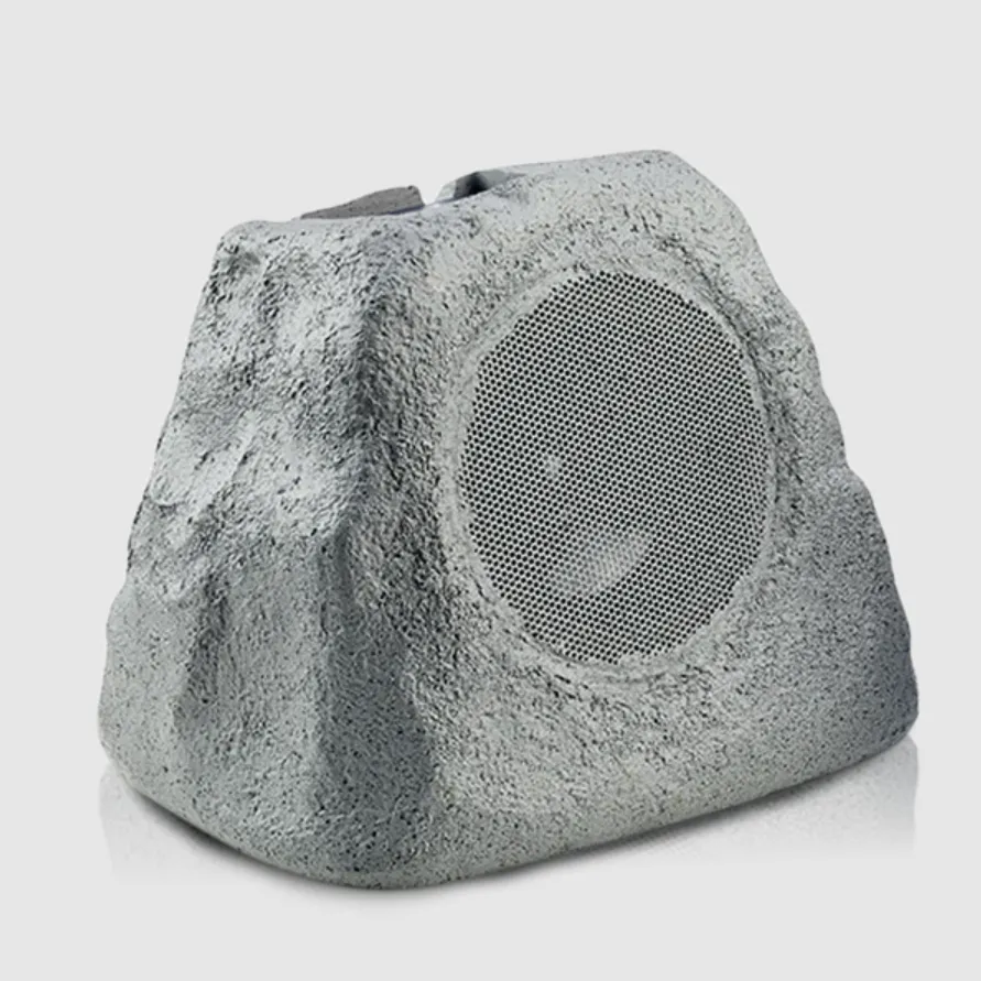 iHome IHRK-500LTMS 5" Outdoor Waterproof Solar Powered Glowing Rock Speaker Multi Link Single