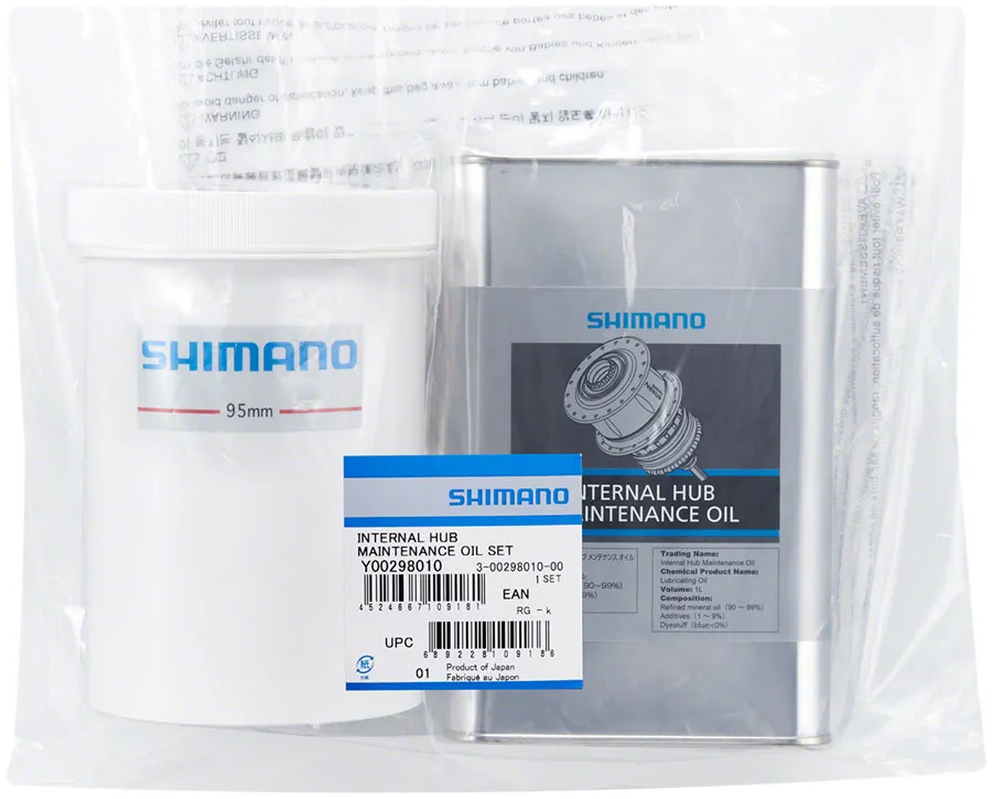 INTERNAL HUB MAINTENANCE OIL SET DIPPING VESSEL AND 1000ML OIL CAN