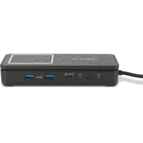 Kensington SD1700P USB-C Dual 4K Portable Mobile Dock with Qi Charging 100W Power Pass Through