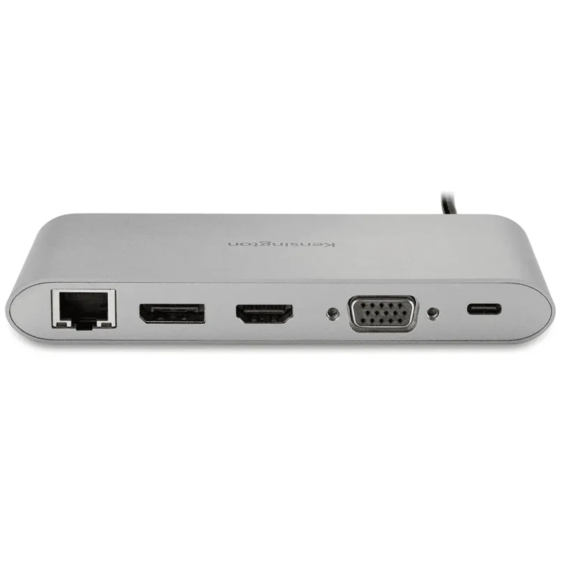 Kensington UH1440P USB-C 5Gbps Dual Video Driverless Mobile Dock 85W Pass Through Power - DP/HDMI/VGA