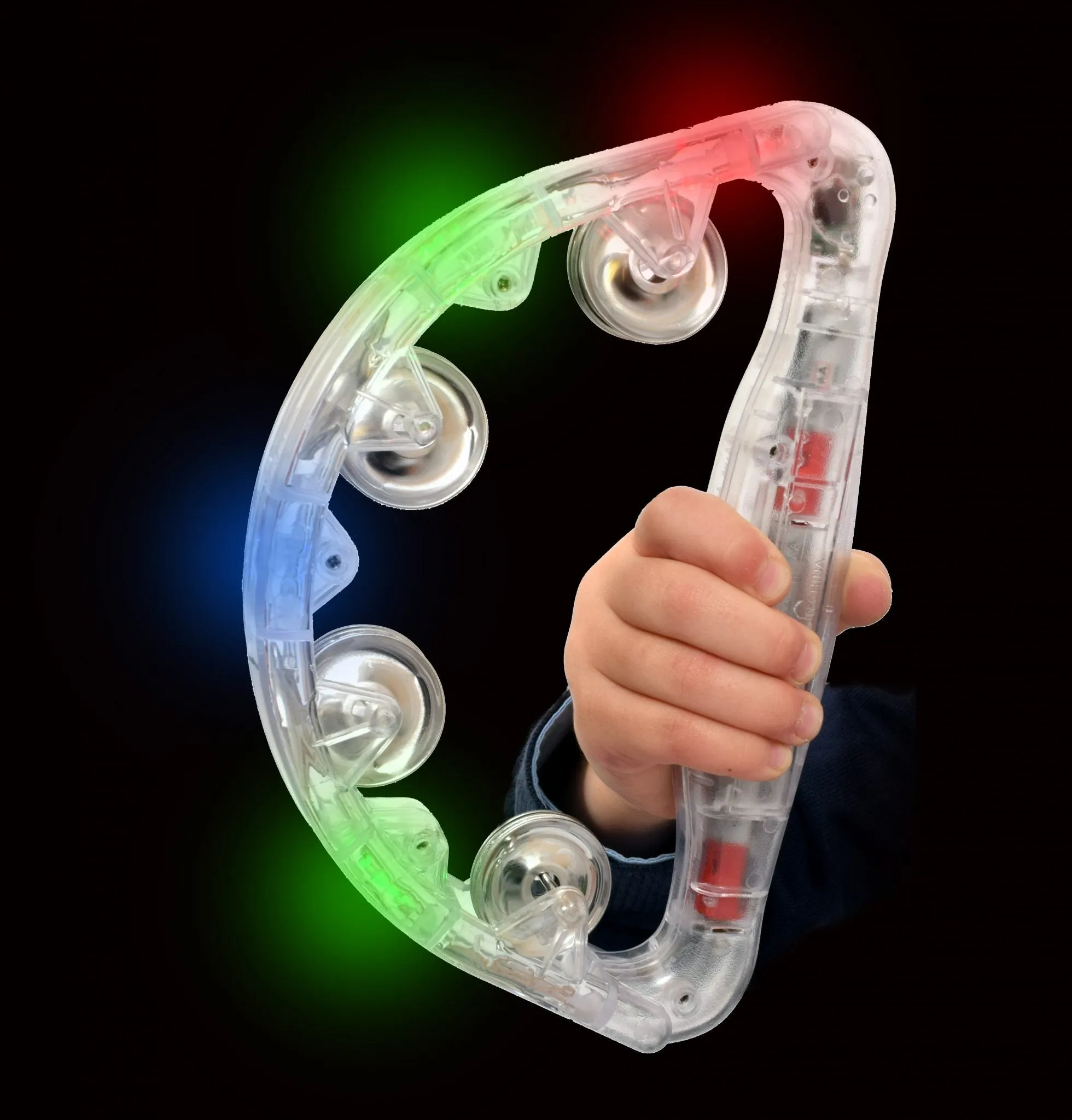 Large Light Up Tambourine