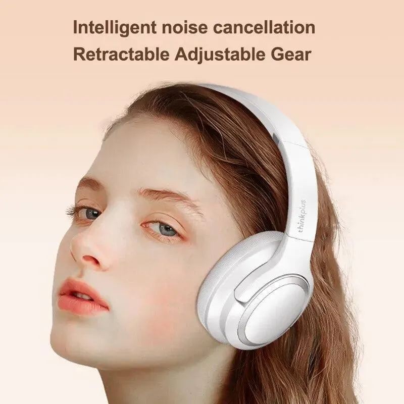 Lenovo TH40 Wireless Gaming Headset: Immerse in HiFi Sound with Active Noise-Cancellation and Long Battery Life