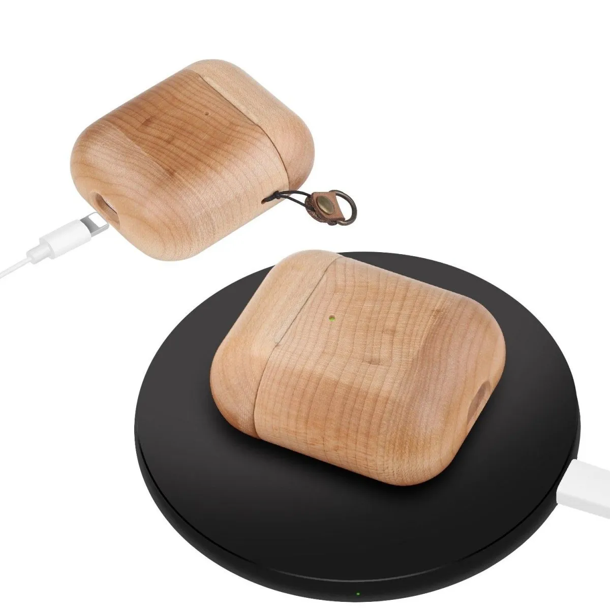 Maple Wood AirPod 1/2 Case