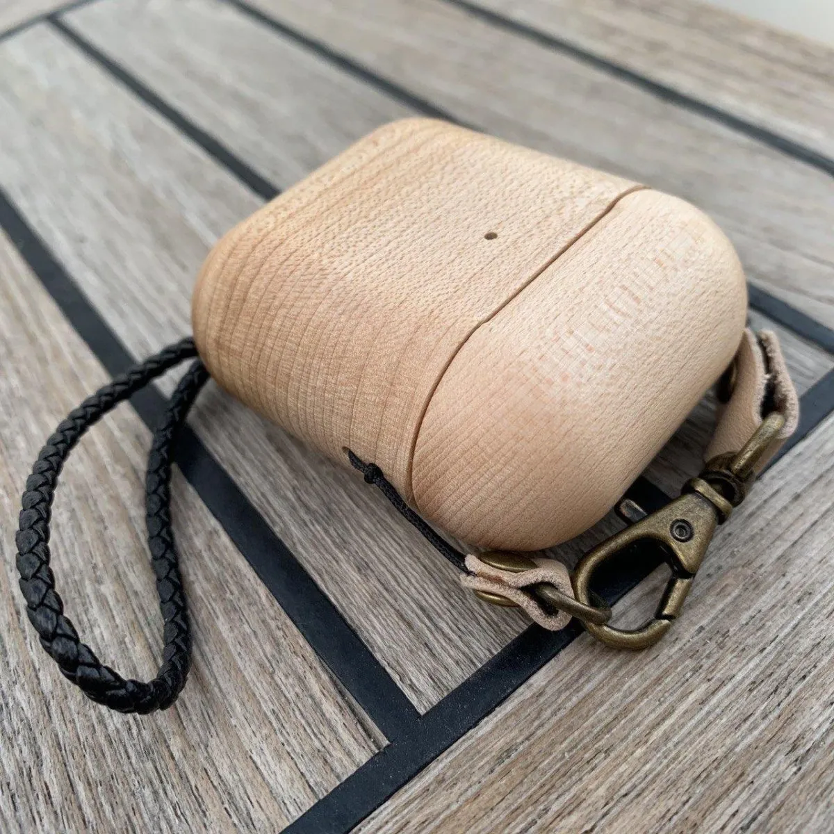 Maple Wood AirPod 1/2 Case