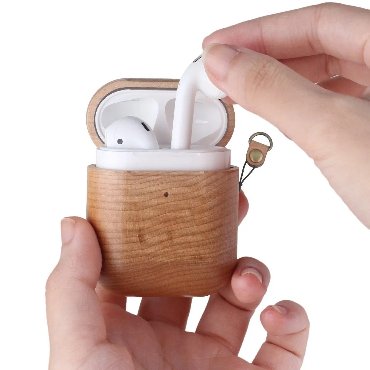 Maple Wood AirPod 1/2 Case