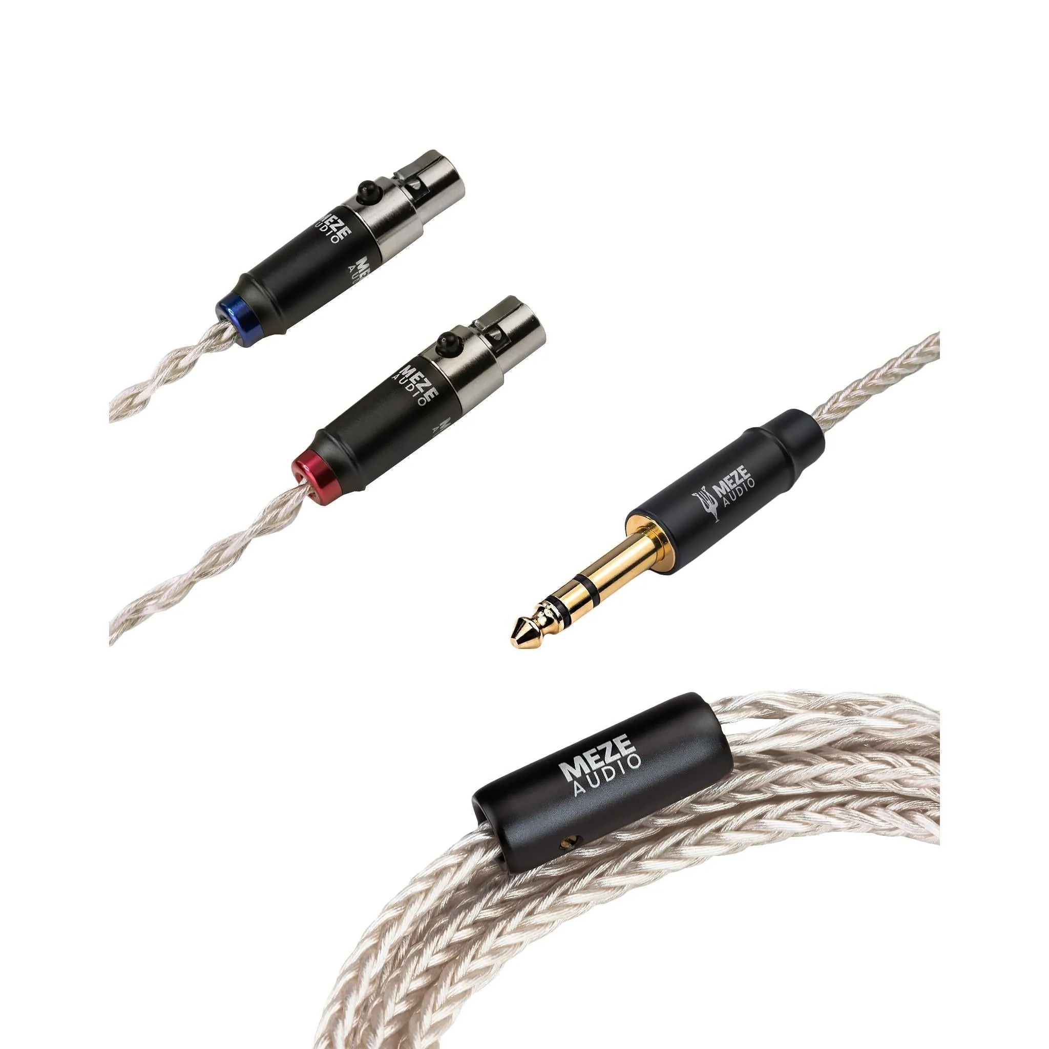 Meze Empyrean / Elite Silver PCUHD Premium Cable | Upgrade 4 Pin Mini-XLR Cable