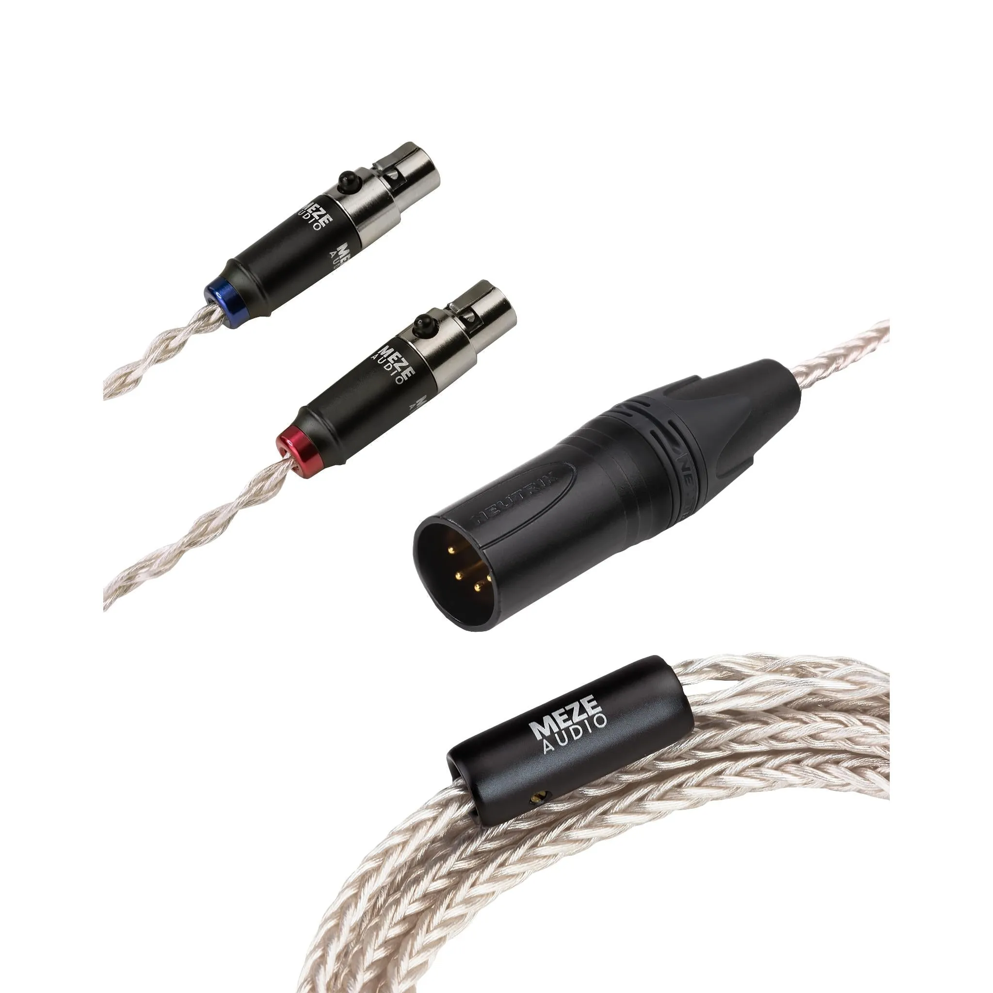 Meze Empyrean / Elite Silver PCUHD Premium Cable | Upgrade 4 Pin Mini-XLR Cable