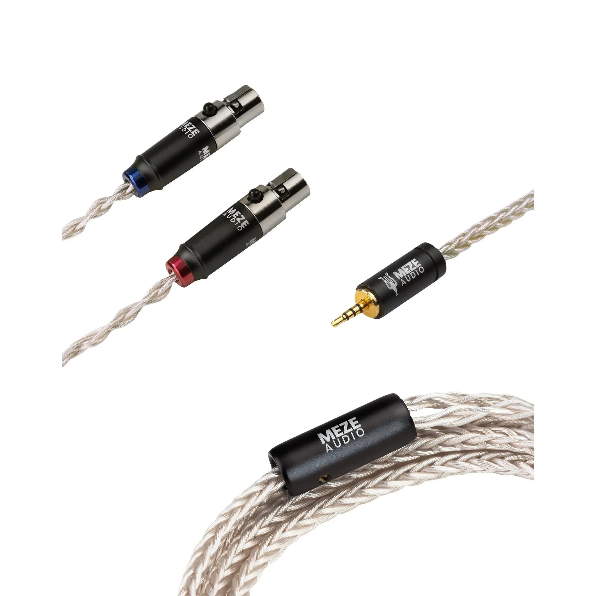 Meze Empyrean / Elite Silver PCUHD Premium Cable | Upgrade 4 Pin Mini-XLR Cable