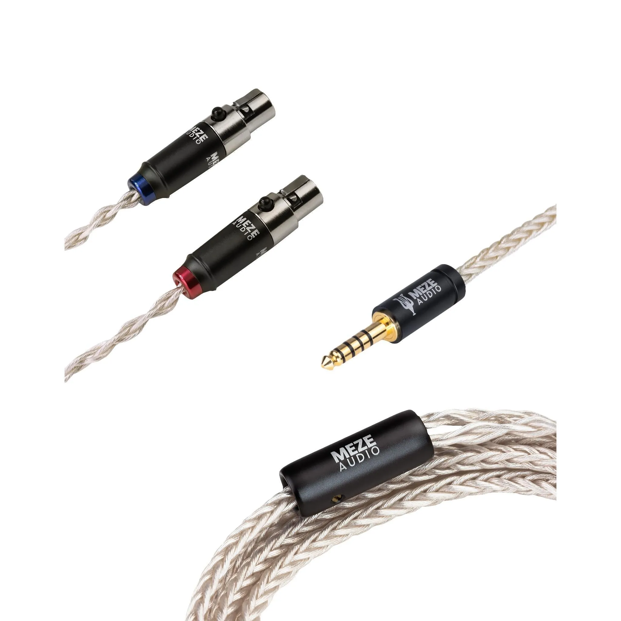 Meze Empyrean / Elite Silver PCUHD Premium Cable | Upgrade 4 Pin Mini-XLR Cable
