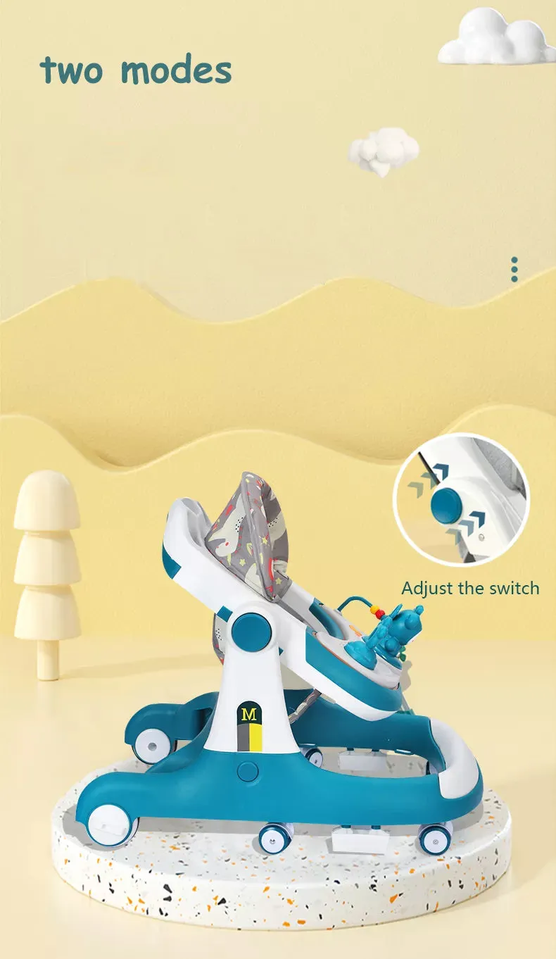 Multi-Functional Baby Walker-Blue