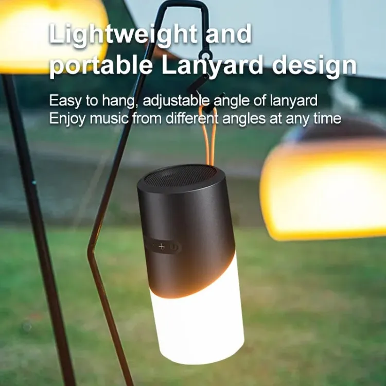 Multifunctional Waterproof Bluetooth Speaker with RGB Lights and 360° Sound Experience