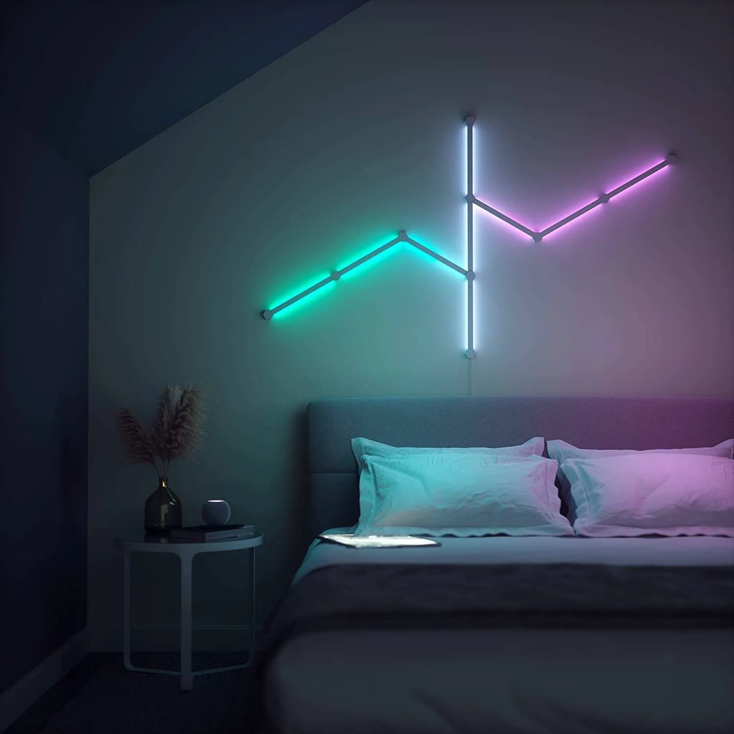 Nanoleaf Lines Starter Kit Pack of 15 | NL59-K-6002LW-15PK-U