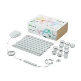 Nanoleaf Lines Starter Kit Pack of 9 | NL59-K-0002LW-9PK-UK