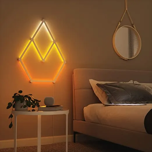 Nanoleaf Lines Starter Kit Pack of 9 | NL59-K-0002LW-9PK-UK