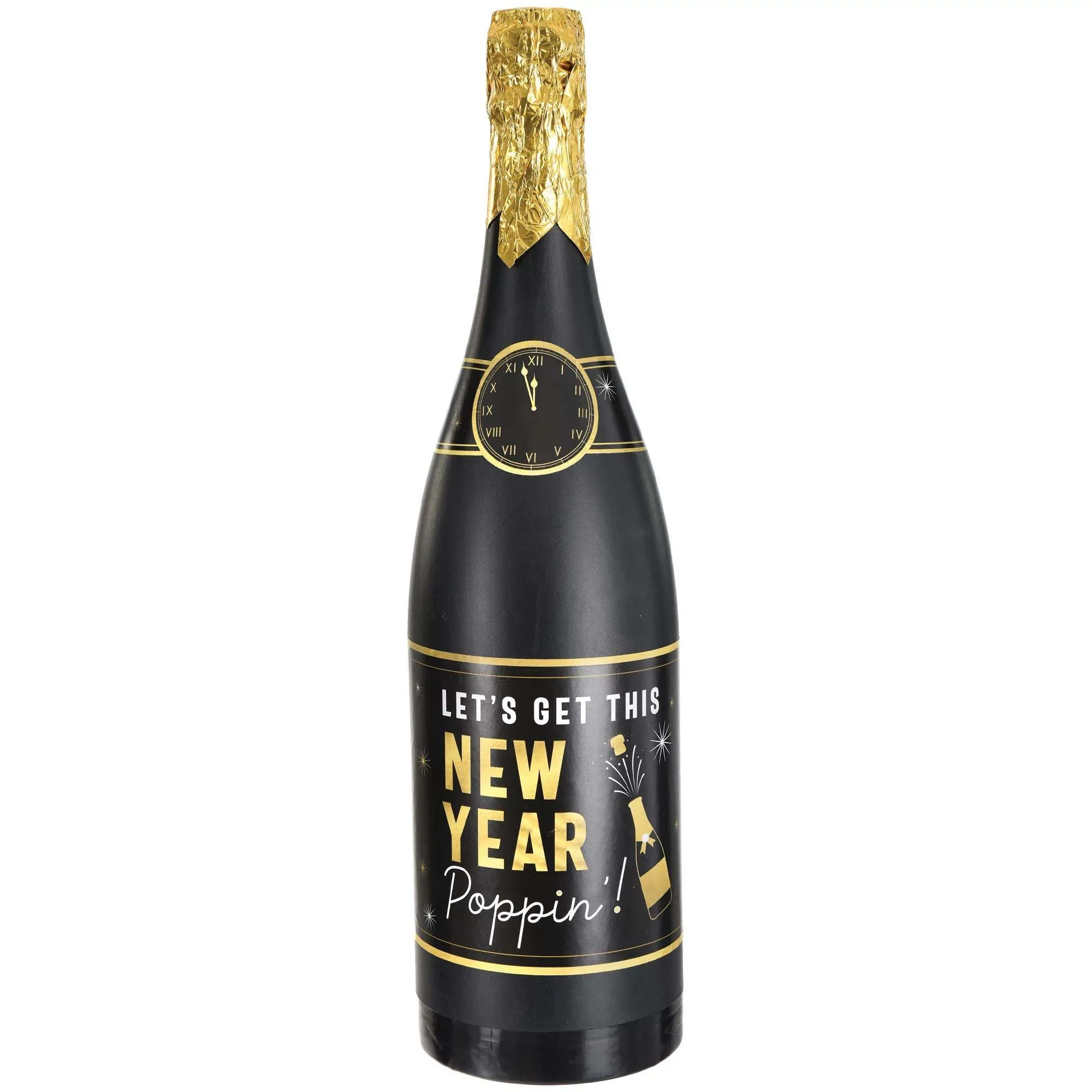 New Year Giant Bubbly Bottle Popper, 18 Inches, 1 Count