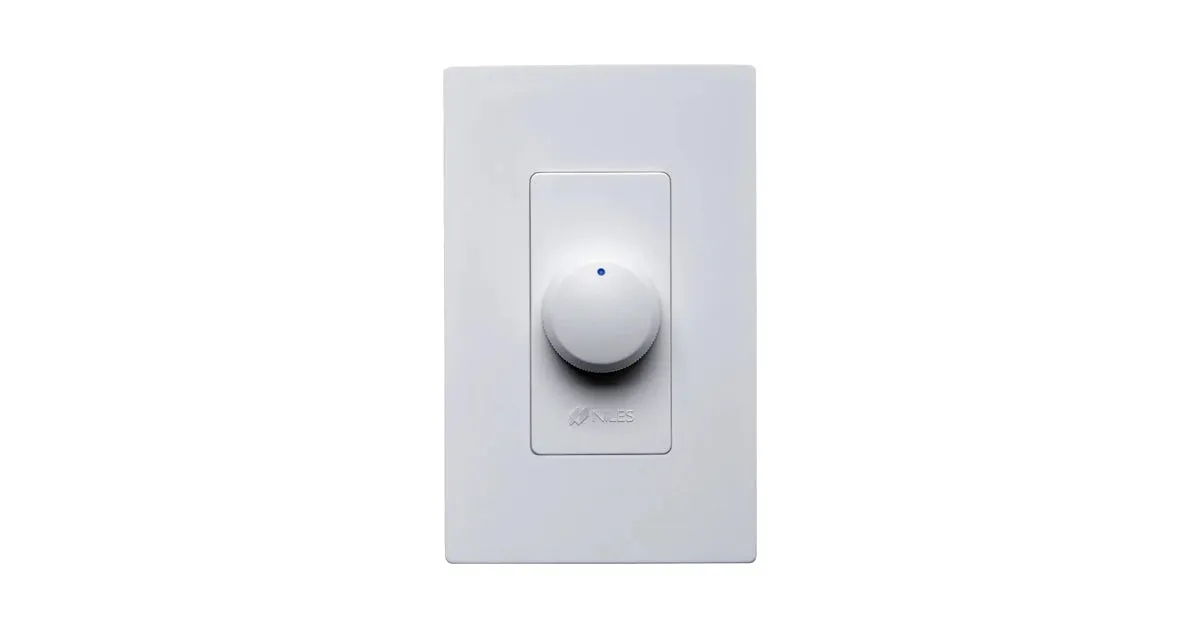 Niles VCS100K Indoor Stereo Volume Control with Selectable Impedance White