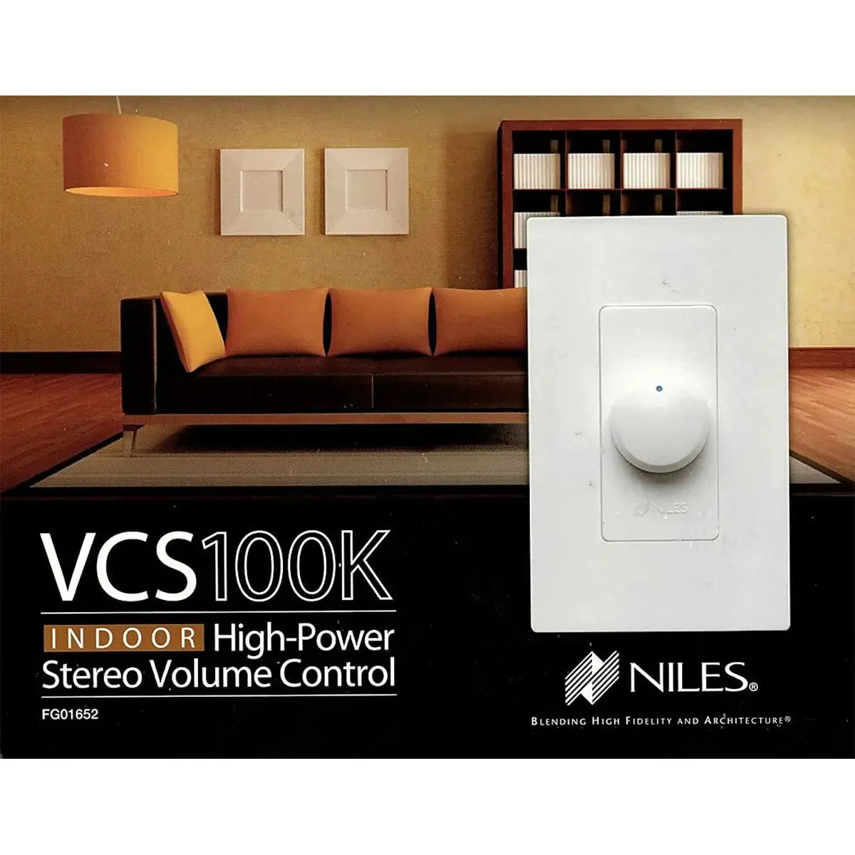 Niles VCS100K Indoor Stereo Volume Control with Selectable Impedance White