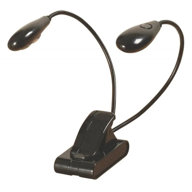 On-Stage LED204 Dual Head 4 LED Clip Light